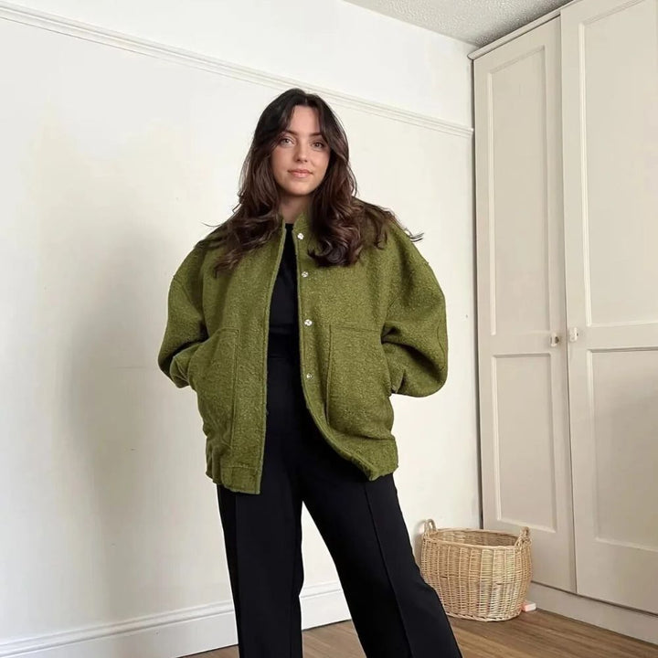 Ridgewear | Stilet bomberjakke med struktureret design og praktiske lommer