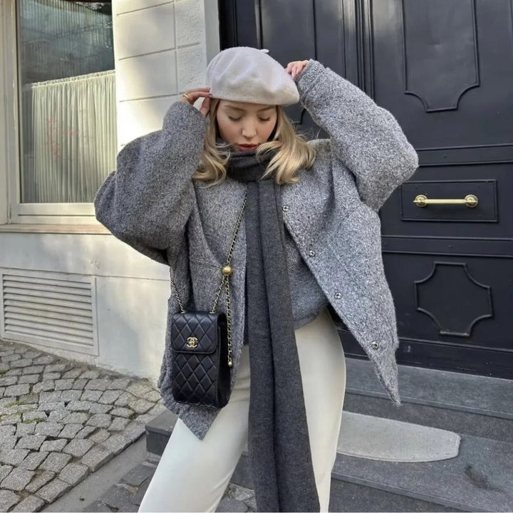 Ridgewear | Stilet bomberjakke med struktureret design og praktiske lommer