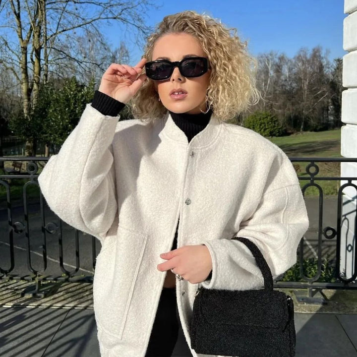 Ridgewear | Stilet bomberjakke med struktureret design og praktiske lommer