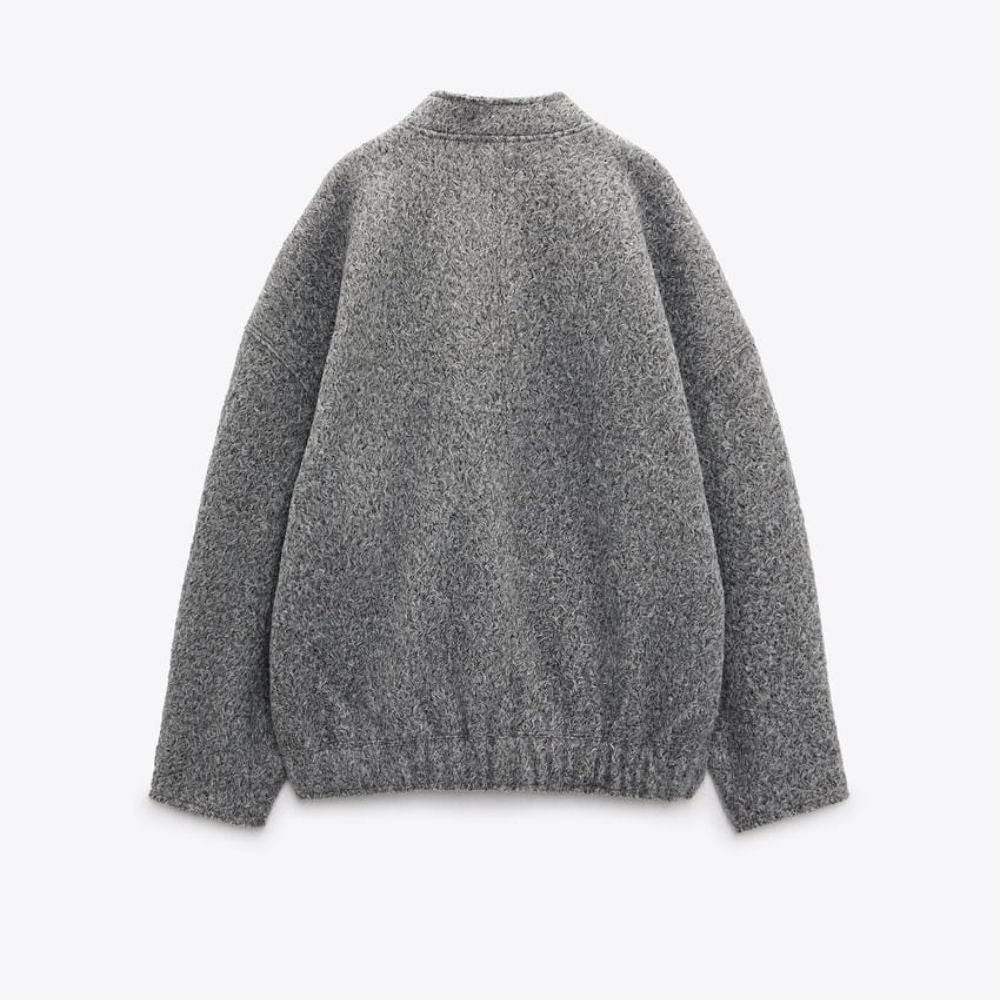 Ridgewear | Stilet bomberjakke med struktureret design og praktiske lommer