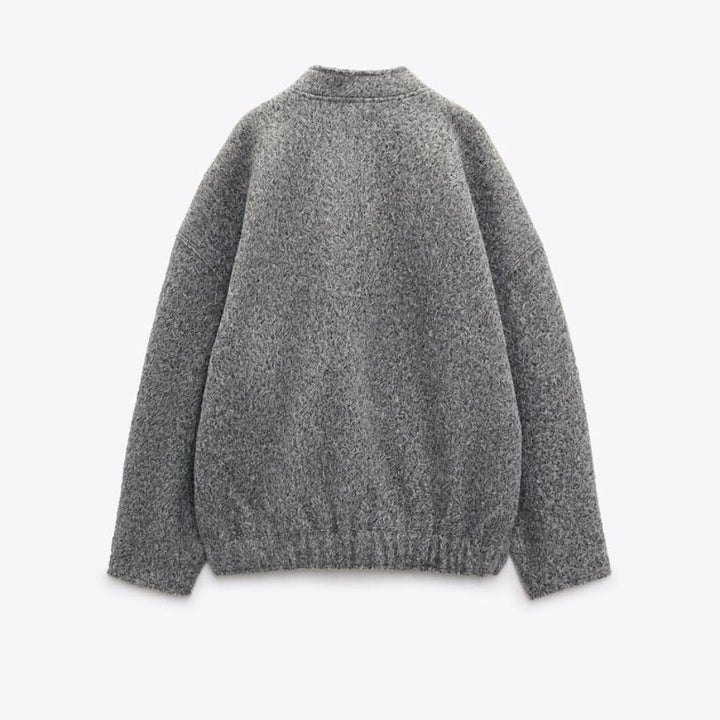 Ridgewear | Stilet bomberjakke med struktureret design og praktiske lommer