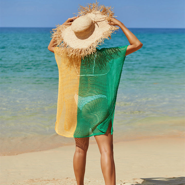 Strikket overdel til bikini – let og stilfuld strandbluse