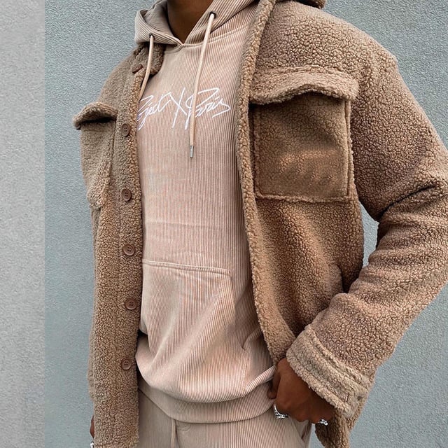 Aveline | Stilfuld Fleece Jakke til Mænd til Vinterbrug