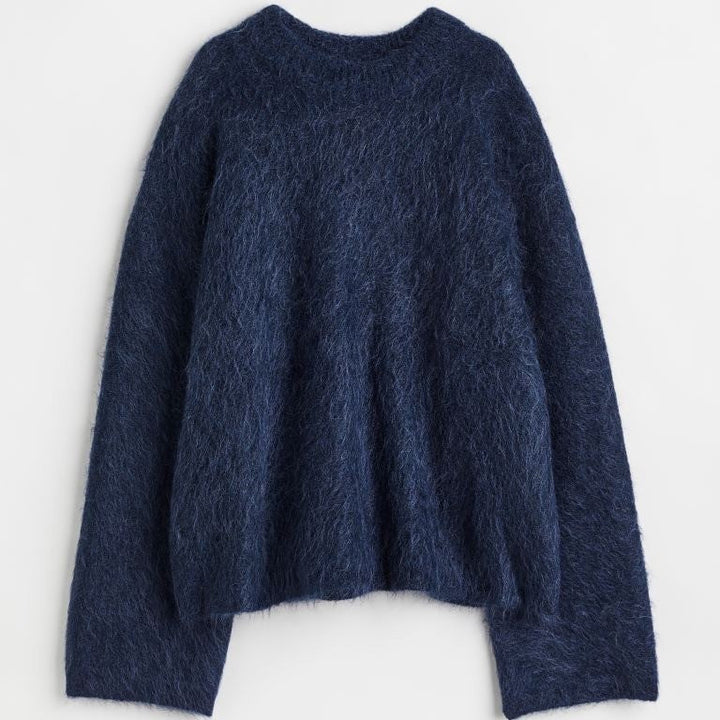 Zara | Dame Pullover i Blød Velvet – Lang, Behagelig Sweater med Løs Pasform