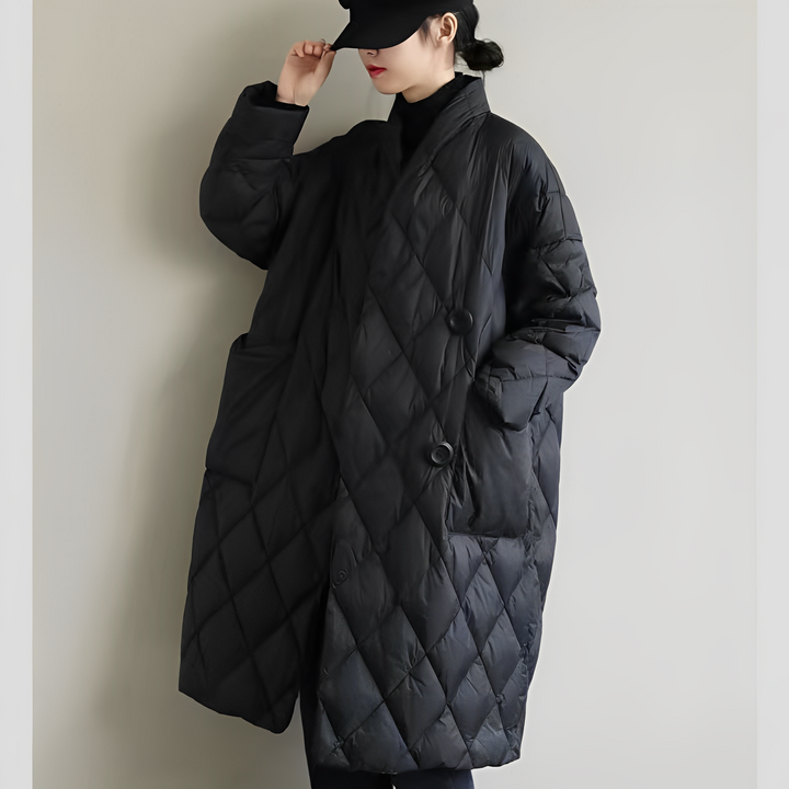 Shearline | Luksuriøs og varm frakke med generøs pasform