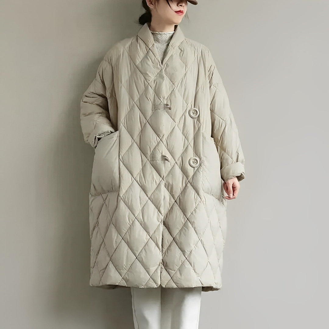 Shearline | Luksuriøs og varm frakke med generøs pasform