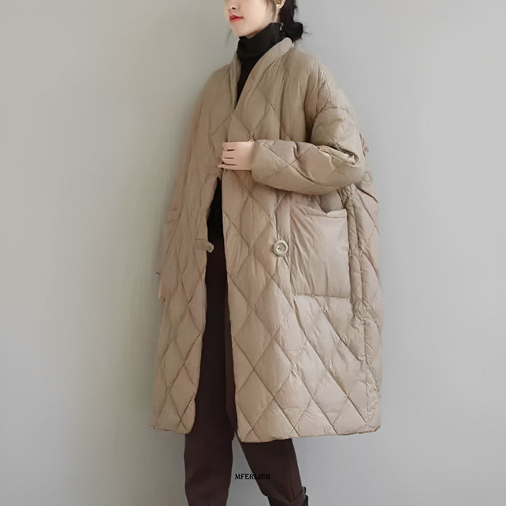 Shearline | Luksuriøs og varm frakke med generøs pasform