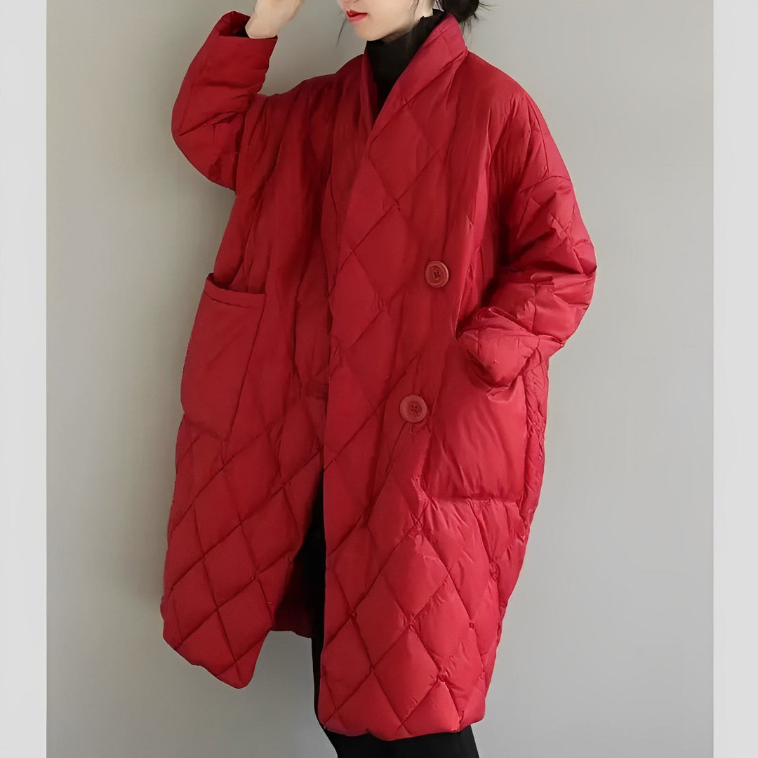 Shearline | Luksuriøs og varm frakke med generøs pasform