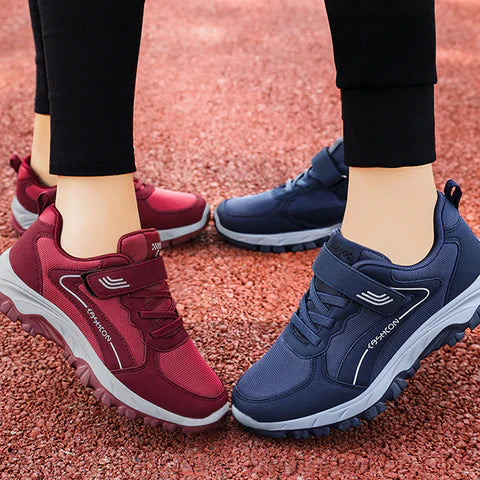 Alviva | Ortostatisk Snøresneakers med Velcro til Kvinder