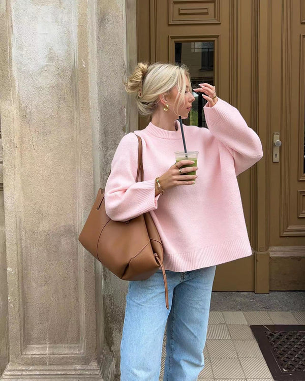 Rosela | Rosa behagelig pullover