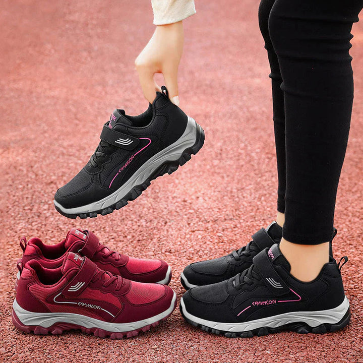 Alviva | Ortostatisk Snøresneakers med Velcro til Kvinder