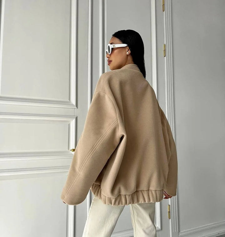 Liora | Langærmet enkeltbrystet jakke med lommer