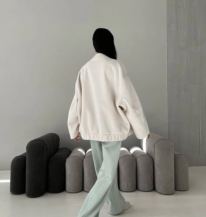 Liora | Langærmet enkeltbrystet jakke med lommer