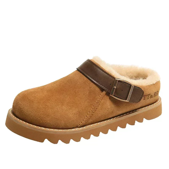 Paliva | Elegant Wildleder Clogs med Plush Foring