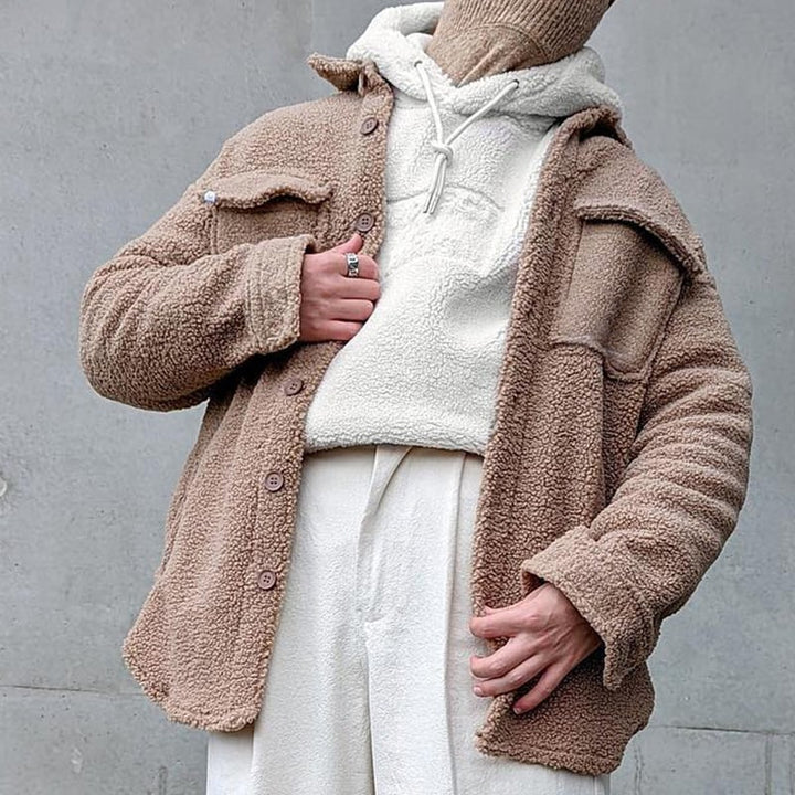Aveline | Stilfuld Fleece Jakke til Mænd til Vinterbrug