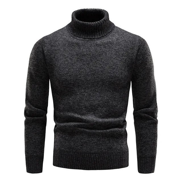Olvar | Komfortabel og Elegant Herre Rullekravesweater