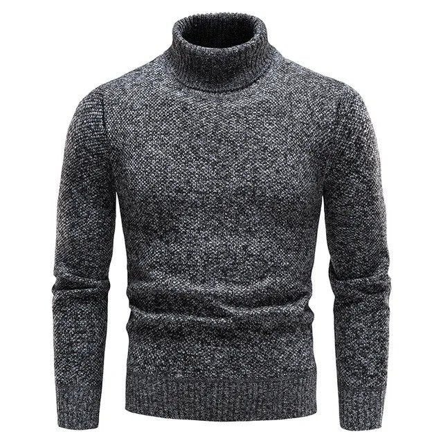 Olvar | Komfortabel og Elegant Herre Rullekravesweater